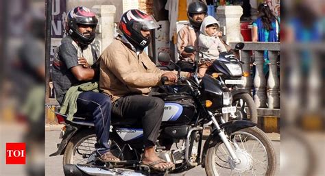 Helmet-less ride crowns offence list | Ahmedabad News - Times of India