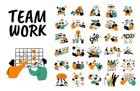 Teamwork 卡通 的图像结果