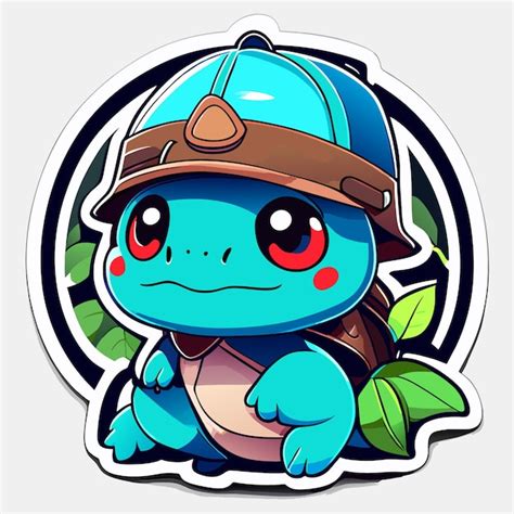 Cute turtle cartoon smiling | Premium AI-generated vector