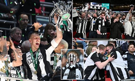 How 32,000 Newcastle fans took over Wembley to inspire Eddie Howe's ...