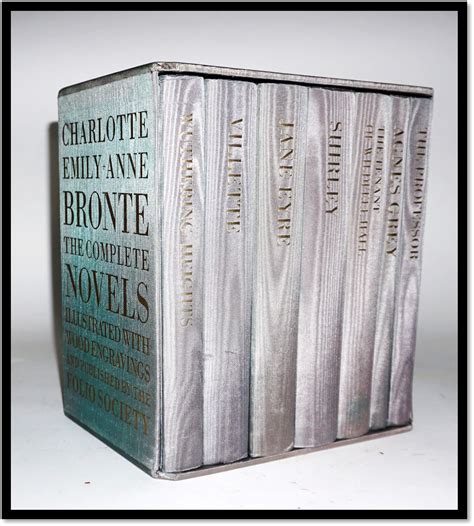 Charlotte Emily and Anne Bronte The Complete Novels Seven Volumes ...