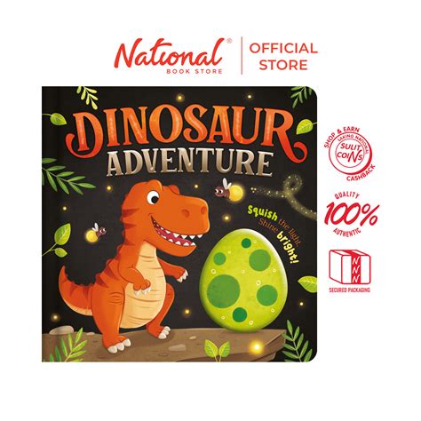 Dinosaur Adventure: Squishy The Light Shine Bright - Board Book - Sound ...