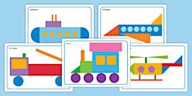 👉 2D Shape Picture Flashcards | Twinkl (teacher made)