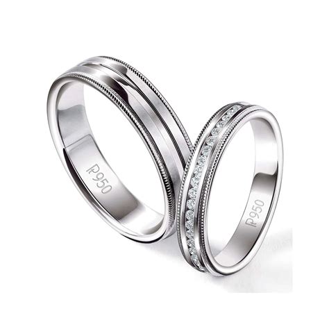 Ready to Ship - Sizes 14 Male & 18 Female Designer Eternity Platinum C ...