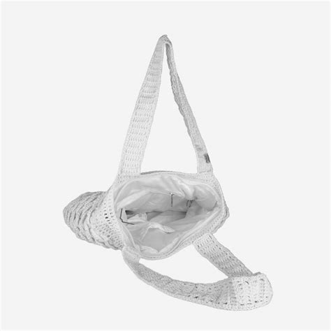 Handmade Crochet Market Bag - White 2809 – Magic Needles