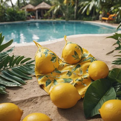 Exploring the Allure of Lemon Print Bathing Suits