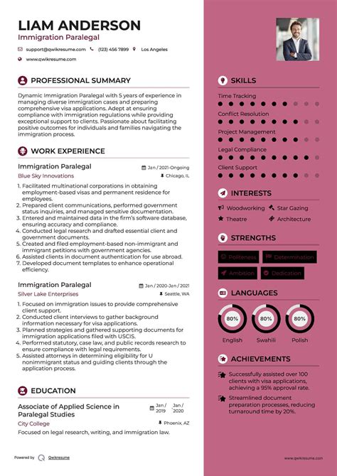 10+ Immigration Paralegal Resume Samples & Templates for 2025