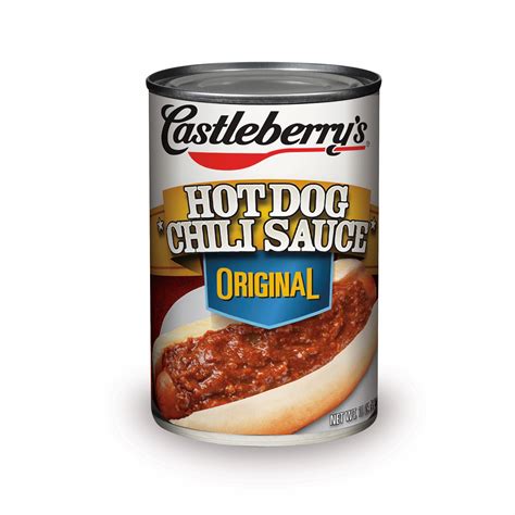 Castleberry's Hot Dog Chili Sauce 10 oz Can with Bold Beef Flavor for ...