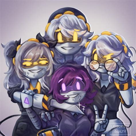 "Blink and you're dead" - J, N, Uzi and V Fanart! : r/MurderDrones