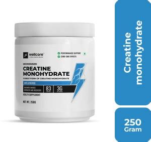 Wellcore Micronised Creatine Monohydrate | Lab Tested | Enhanced ...