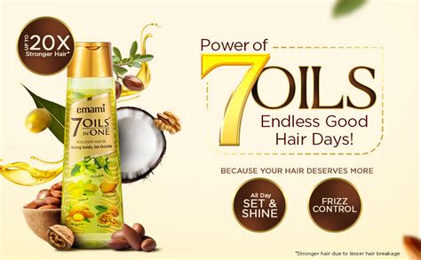 Buy Emami 7 Oils in One Hair Oil | Makes Hair 20x Stronger and ...