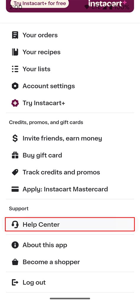 Instacart: How to cancel an order