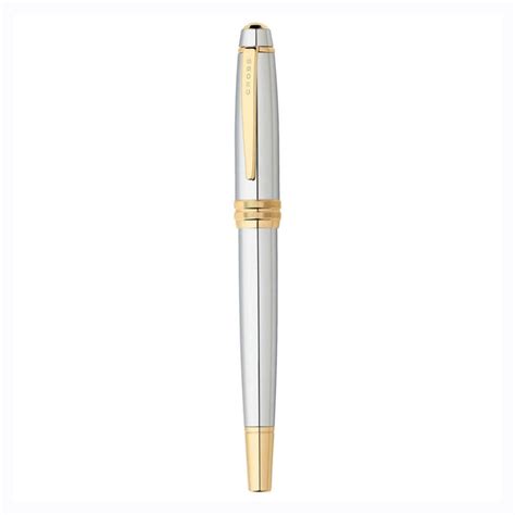 Cross Bailey Medalist GT Roller Ball Pen | Chrome Finish with Gold Tri ...