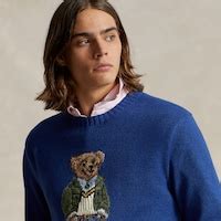 Buy Men Blue Polo Bear Sweater Online at The Collective - 976820