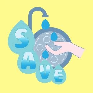 KD save water drops sticker poster|save water quotes. Paper Print ...