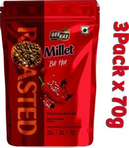 Geekay Bajra Millet Roasted Bit Hot 70g x 3 Pack Price in India - Buy ...