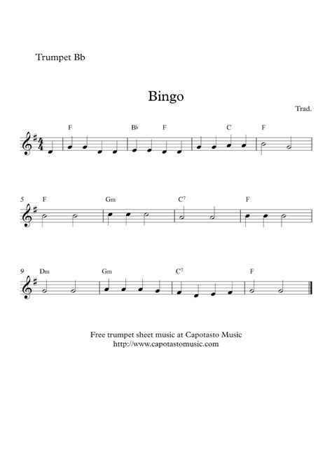 Image result for Basic Trumpet Notes