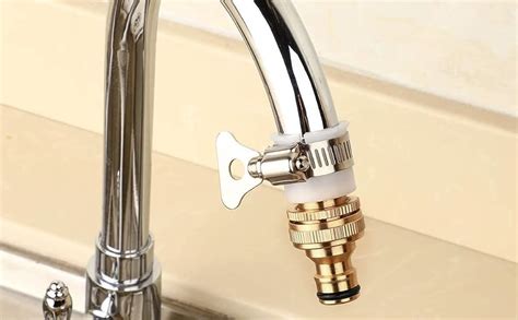 Openja 2 in 1 Pipe Universal Tap Connector, Tap Connector Brass Adapter ...