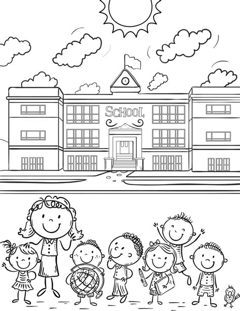 Coloring Pages For School