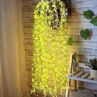 Buy CraftVatika Festive Decor, 200 LEDs Artificial Leaf Curtain String ...
