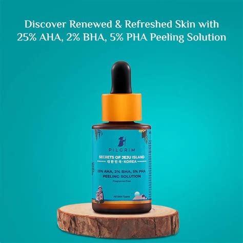 PILGRIM 25% AHA, 2% BHA, 5% PHA Peeling Solution 30ml – Mani Ram ...