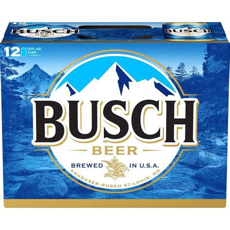 Busch 12-pk Cans 12OZ – Chambers Wine & Liquor
