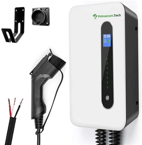 Buy PRIMECOM 32Amp Smart Electric Vehicle EV Wall Charging Station ...