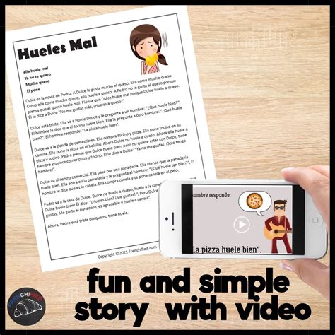 Hueles Mal Spanish Lesson using Comprehensible Input