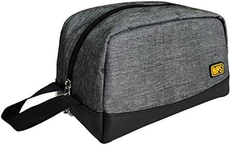 Buy QIPS Polyester & PU Leather Fabric Made Unisex Toiletry Bag, Multi ...