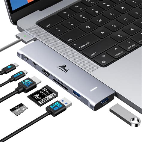 Amazon.com: USB C Hub HDMI USB Adapter for MacBook Pro Air M3 M2 M1 ...