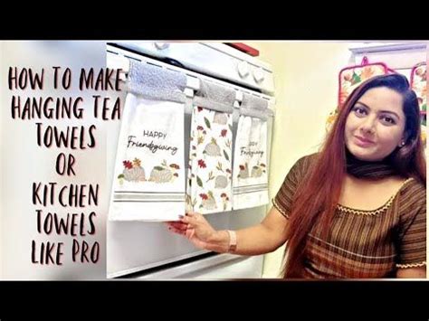 Image result for Hanging Tea Towel Tutorial