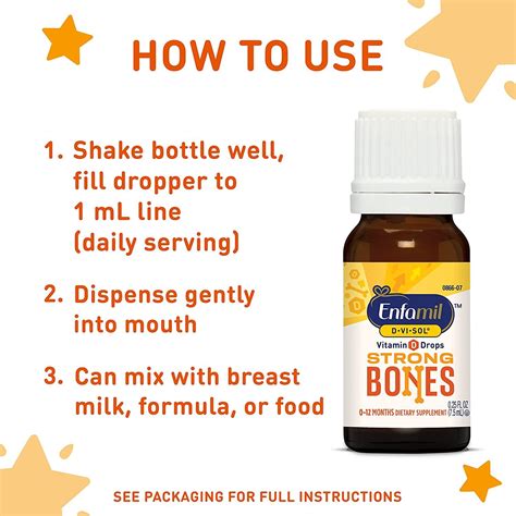 Enfamil Baby Vitamin D-Vi-Sol Liquid Supplement Drops for Infants ...