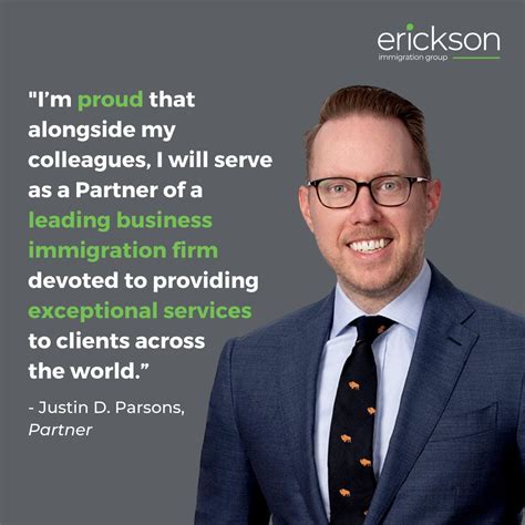 Erickson Immigration Group on LinkedIn: Justin Parsons has helped lead ...