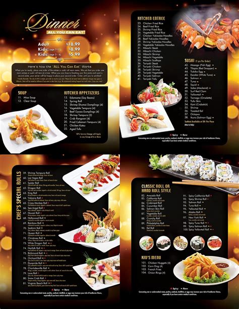 Richmond Menu — Sushi King