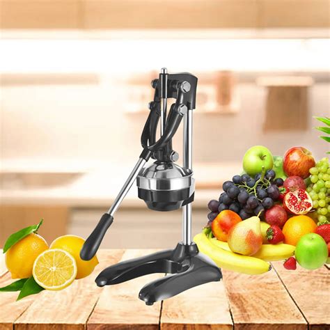 SOGA Stainless Steel Manual Juicer Black | Kitchen Warehouse™