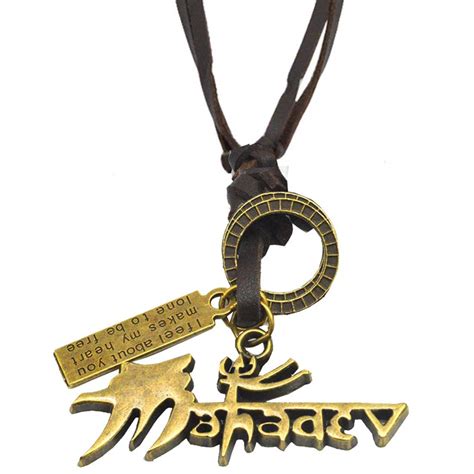 Buy Sullery Religious Jewelry Rock Shiv Mahadev Mahakal Locket Leather ...