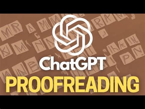 ChatGPT Proofreading Video Lecture - ChatGPT for Students - Software ...