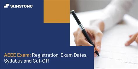 AEEE Exam: Registration, Exam Dates, Syllabus and Cut-Off | Sunstone Blog