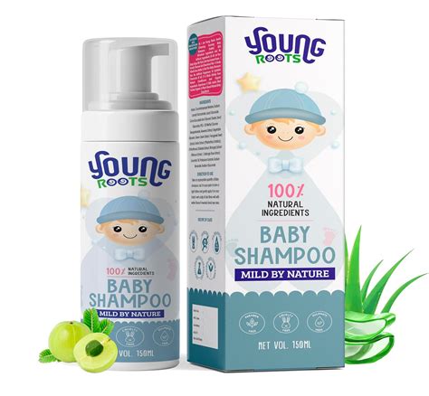 Amazon.in: Buy Young Roots Gentle Foaming Baby Shampoo for new born ...