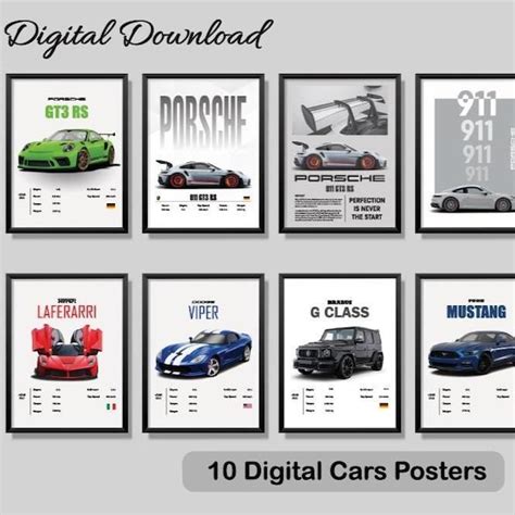 Buy Car Posters Online In India - Etsy India