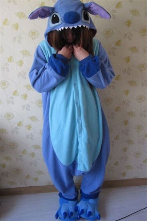 Adult Stitch Kigurumi Pajamas Stitch Angel Cosplay | Ubuy India
