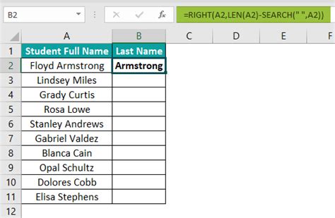 Image result for Excel Right Function Tutorial