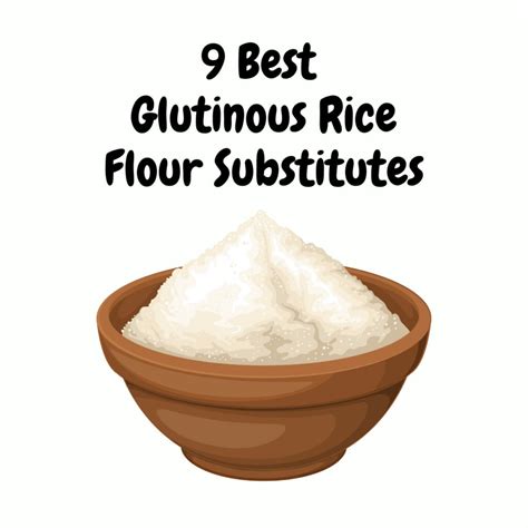 9 Best Glutinous Rice Flour Substitute Options