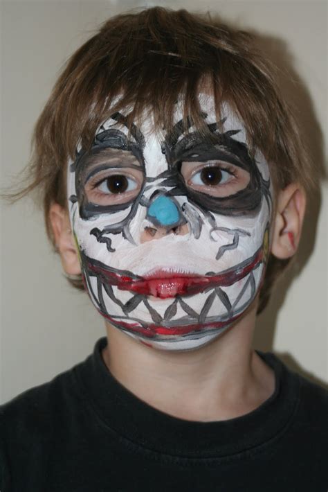 Staying Home To Make Cookies: Scary Face Painting!