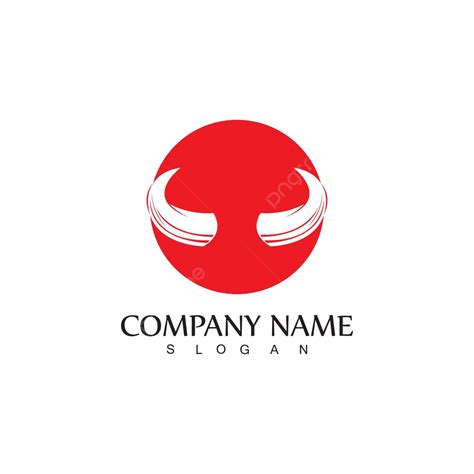 Template Icons App Featuring A Logo And Symbol Of A Bull Horn Vector ...