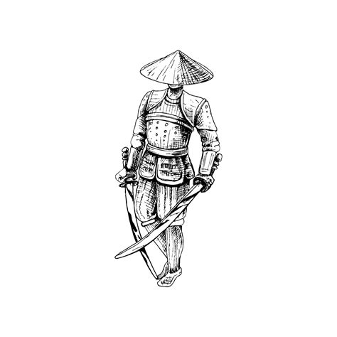 Japanese Samurai Drawings