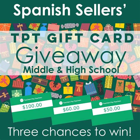 Señorita's Spanish Class: TpT Gift Card Giveaway!