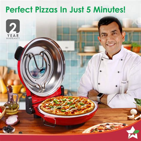 Wonderchef Regalia Pizza Maker | Crispy Pizzas in 5 Minutes with Rapid