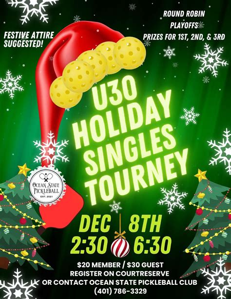 Upcoming Events – Ocean State Pickle Ball