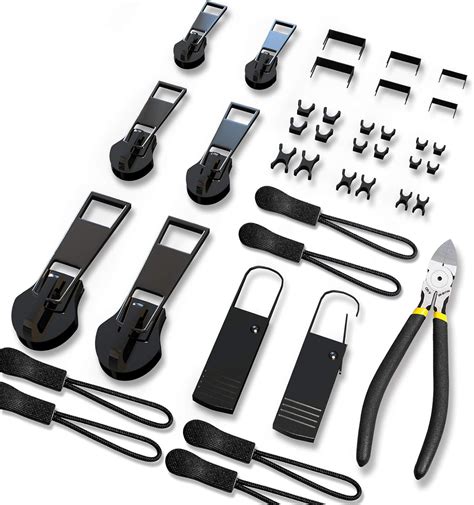 Amazon.com: Zipper Repair Kit (39 Pcs), Premium Zipper Replacement ...